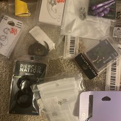 Assorted Body Jewelry And Earrings