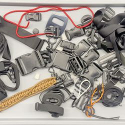 Buckles, Fasteners, Cordage, And Webbing.
