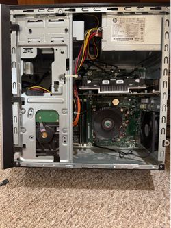 HP Desktop, with i7 CPU, GPU, Monitor, Keyboard, Mouse
