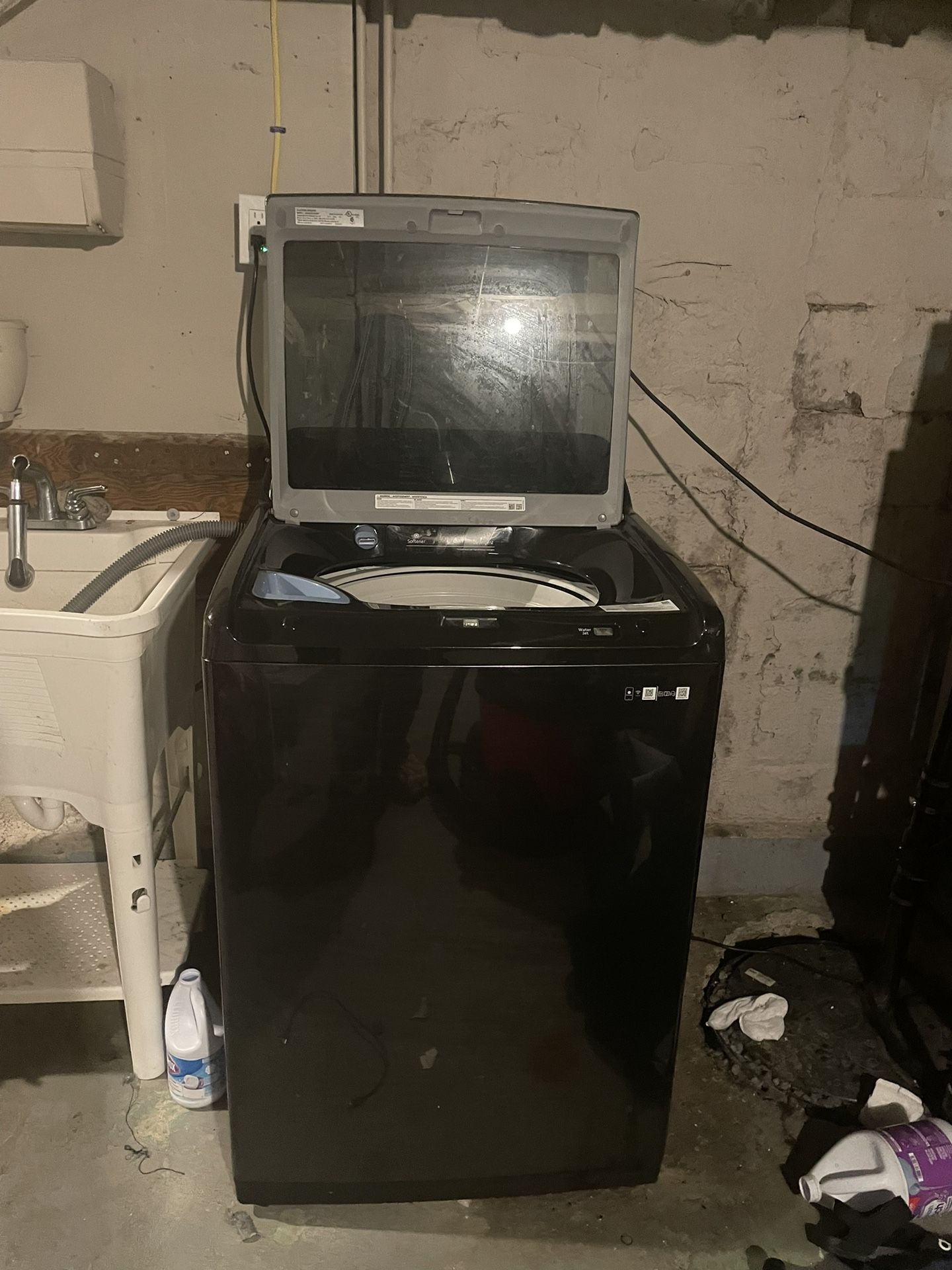 Black Samsung Washer