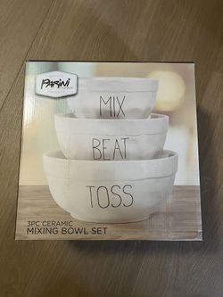 Ceramic Mixing Bowl Set 3pc