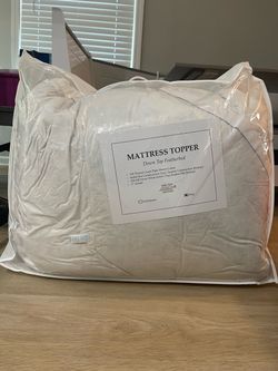 King Down Top Featherbed Mattress Topper