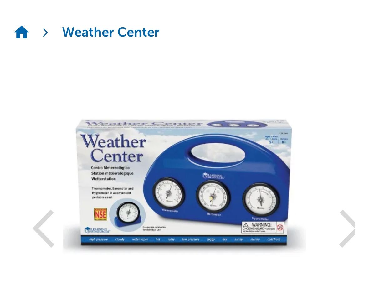 Weather Center (Barometer, Hygrometer And Thermometer)