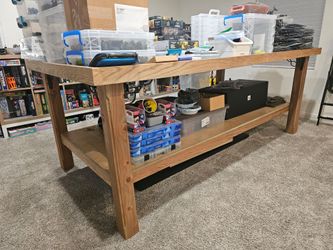 6ft Wood Table