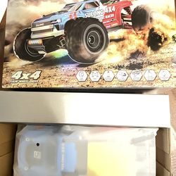 1/16 RC Cars 45 KPH, 4WD All Terrain RC Truck, Offroad High Speed Remote Control Car with 2 Batteries, 60 Min Runtime, Hobby Grade RC Vehicle for Teen