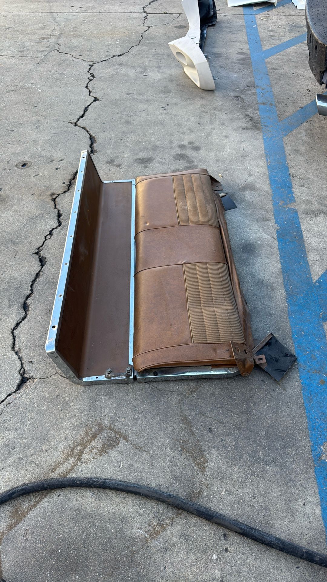 67 68 Mustang Fastback Rear Folding Seat