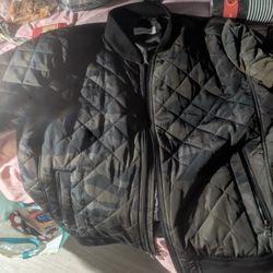 Bad Ass Like New Mens Xtra Large Camaflauge Bomber Jacket