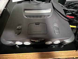 Nintendo 64 console plus cords