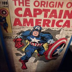 Captain America Hard Canvas Painting