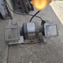 vintage Craftsman 1/3 HP bench grinder, model (contact info removed)0. Enclosed Ball Bearing 110 volt Made In USA