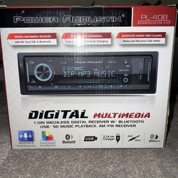 Power Acoustik Single Din Radio 