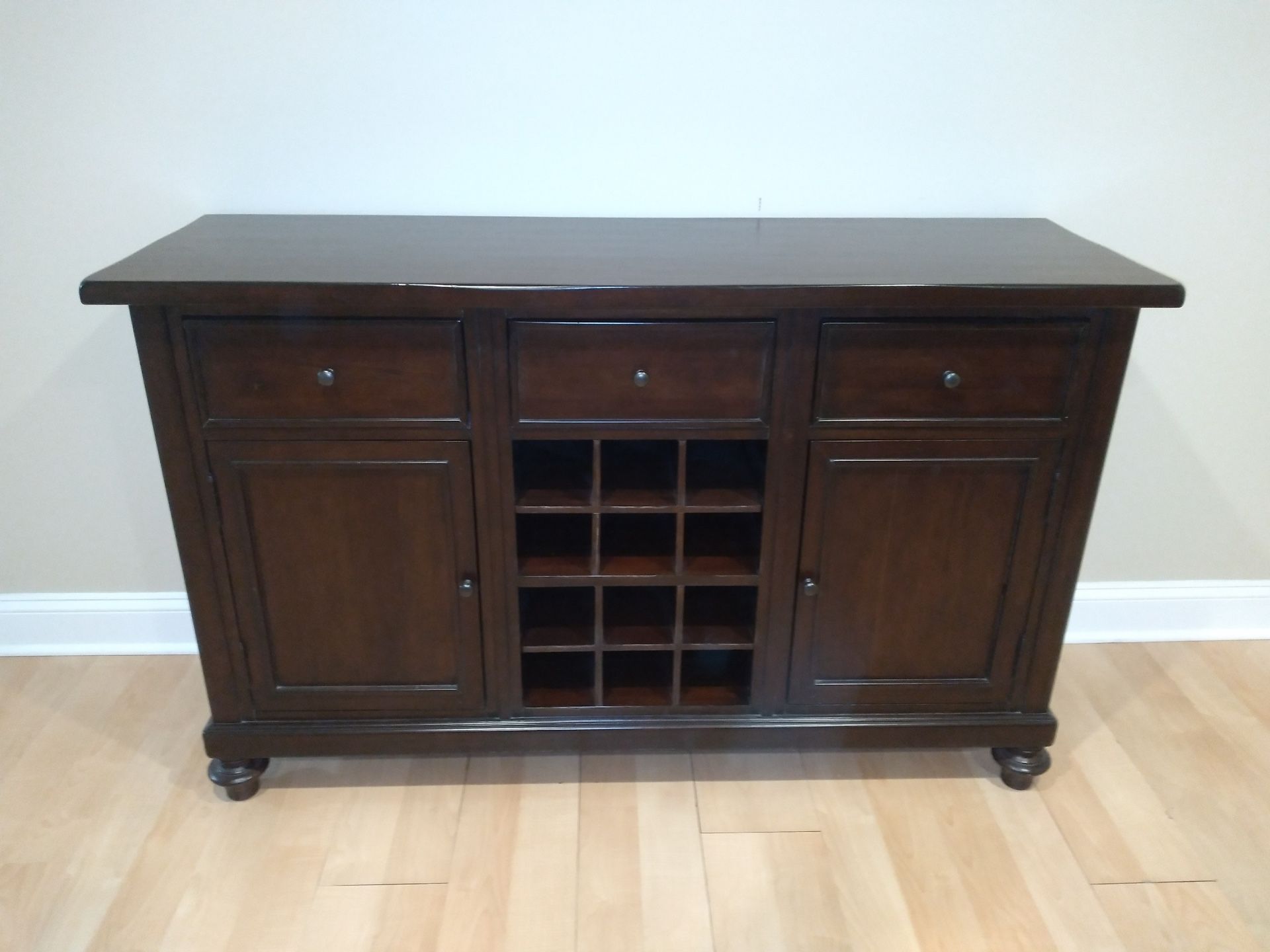Pottery Barn Modular Bar Buffet w/ Wine Grid