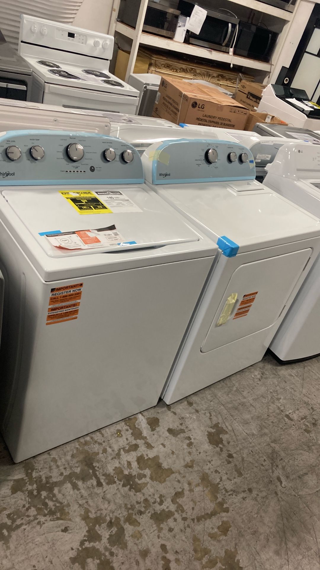 Whirlpool Washer And Electric Dryer Set