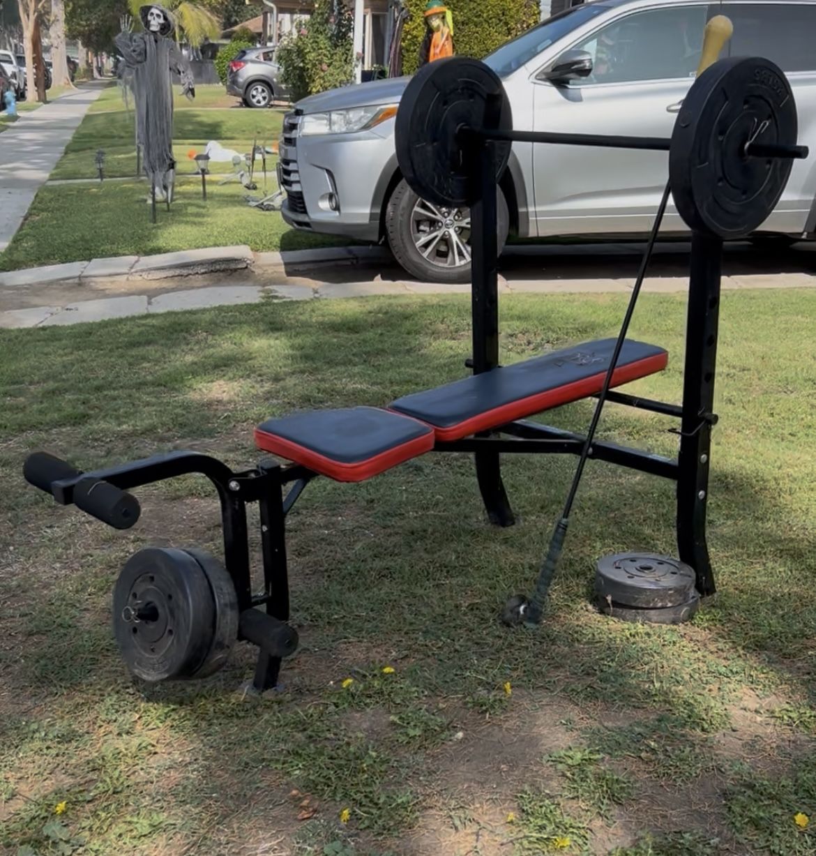 Weight Bench & Weights