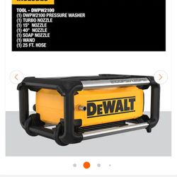 DeWALT 2100 MAX PSI 1.2 GPM