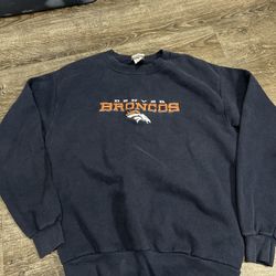 Vintage, Denver Broncos, Nfl Sweatshirt, Medium