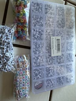NEW…Alphabet Beads- Assorted