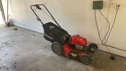 seized up  Lawn mower crafts man  163cc