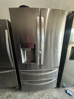 LG ThinQ 4 Door Stainless Steel Refrigerator