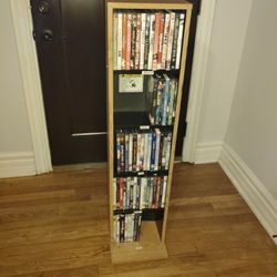 DVD Stand With 56 DVD's