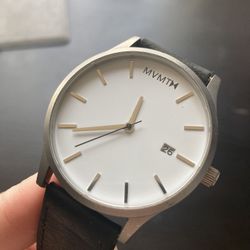 MVMT Leather Watch (38mm) - New Battery