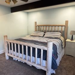 King Bed Frame & Mattress
