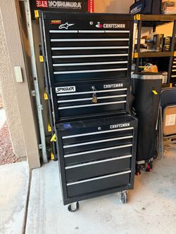 Craftsman Rolling Tool Chest Cabinet Stack