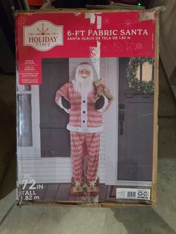Fabric santa 6 feet