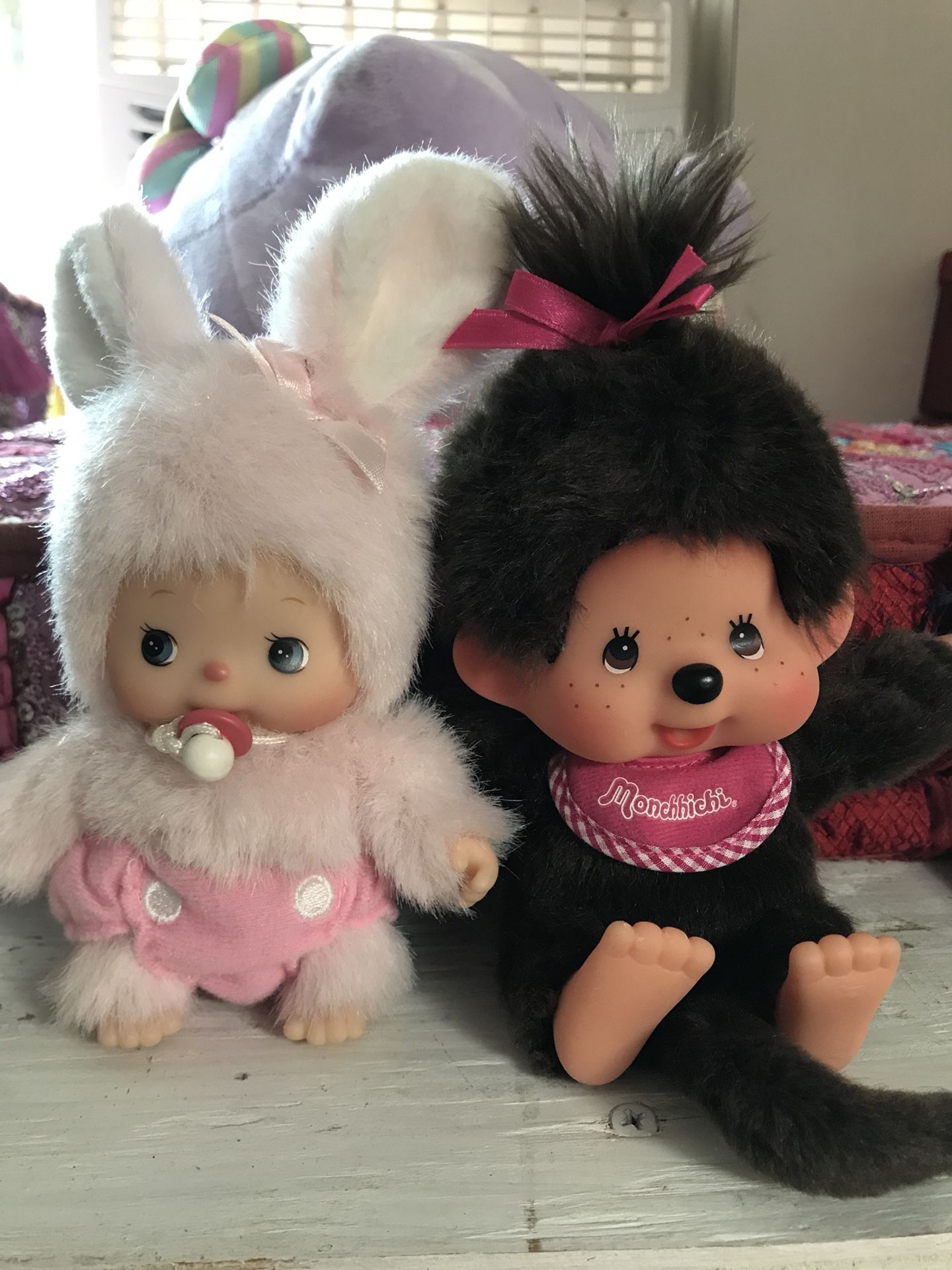 Doll monchichi and bebechichi