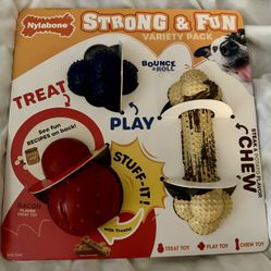 Nylabone Dog Toys &Treat 3 Pack