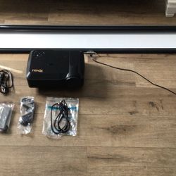 Projector And. Projector Screen 70”