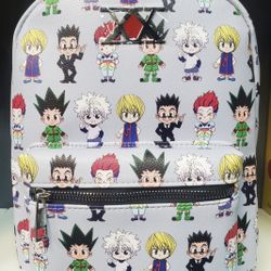 Hunter X Hunter Chibi Characters All Over Mini Backpack Multi-Color VG