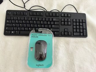 Computer Keyboard  with  wireless mouse