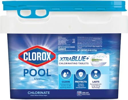 25lb Clorox Chlorine Pool Tabs