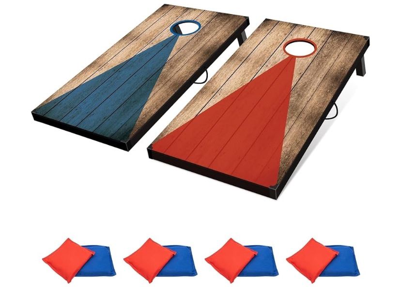 Rustic Wood 3x2’ Cornhole Set