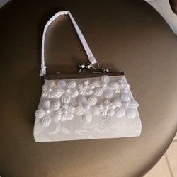 Small White Clutch Bag