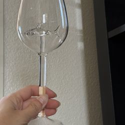 Shark Wine Glass New Set Of 2 