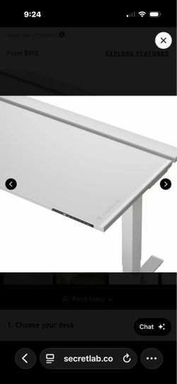 Secret Labs sit to stand desk
