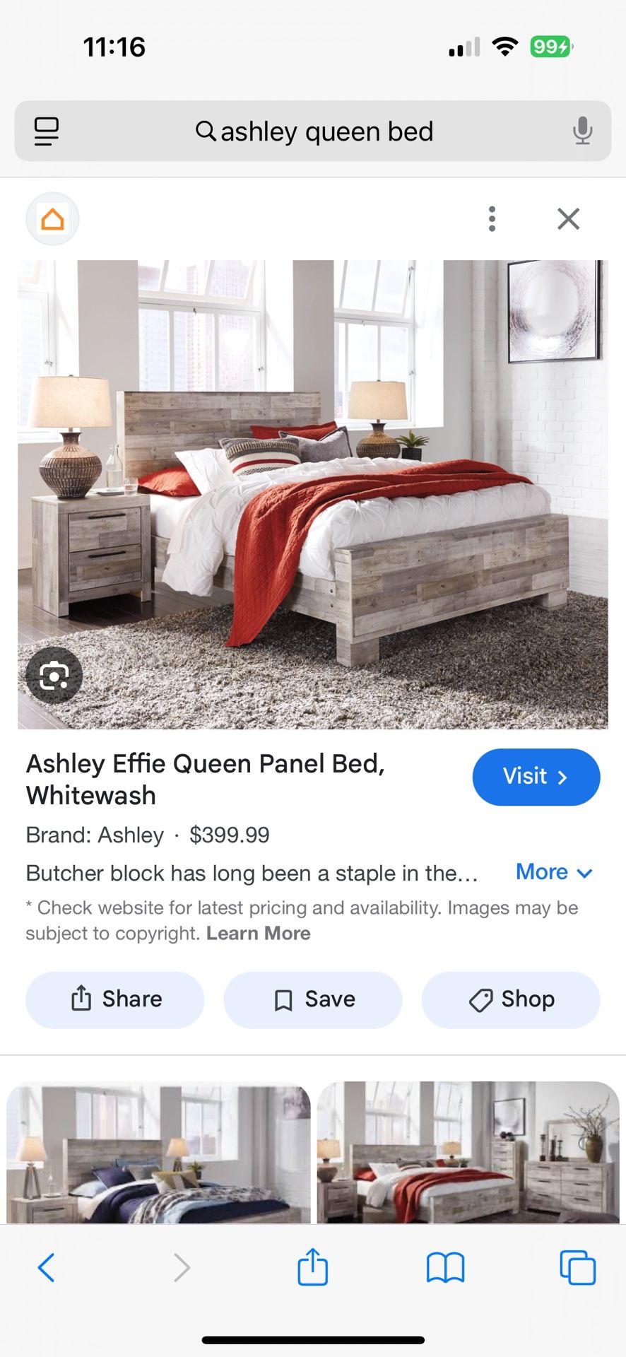 Ashley Bed Frame And Box 