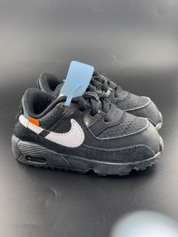 Nike Air Max 90 Off-White Black (TD) Sz 6c