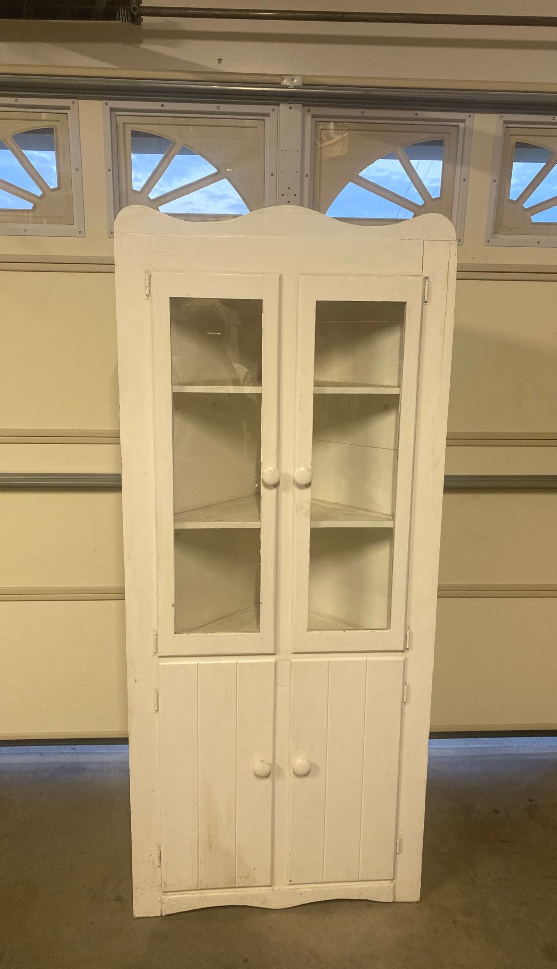 Vintage Corner Cabinet