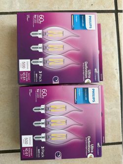 Philips 60W LED Bulbs 6 Pack