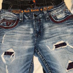 Rock Revival Shorts - Red Skylarks $40 —Black Classics $40 Or $70 For Both 