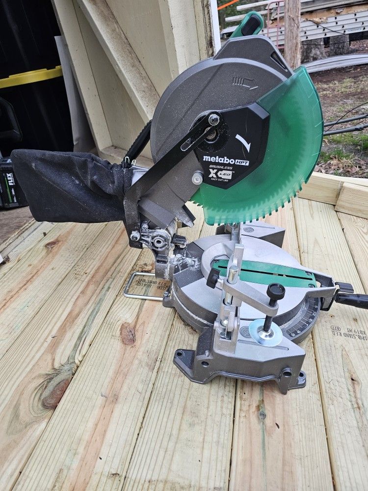 18v Metabo hpt 10 Inch Cordless Miter Saw