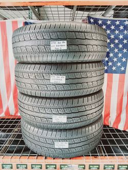 📍 4 Matching Used Tires 275/60R20 GENERAL GRABBER HTS ALL SEASON P275/60R20 TRUCKS SUV TOURING TIRES 275 60 20