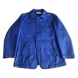 Issey Miyake Men AW97 Eco Leather Utility Jacket Size: Medium