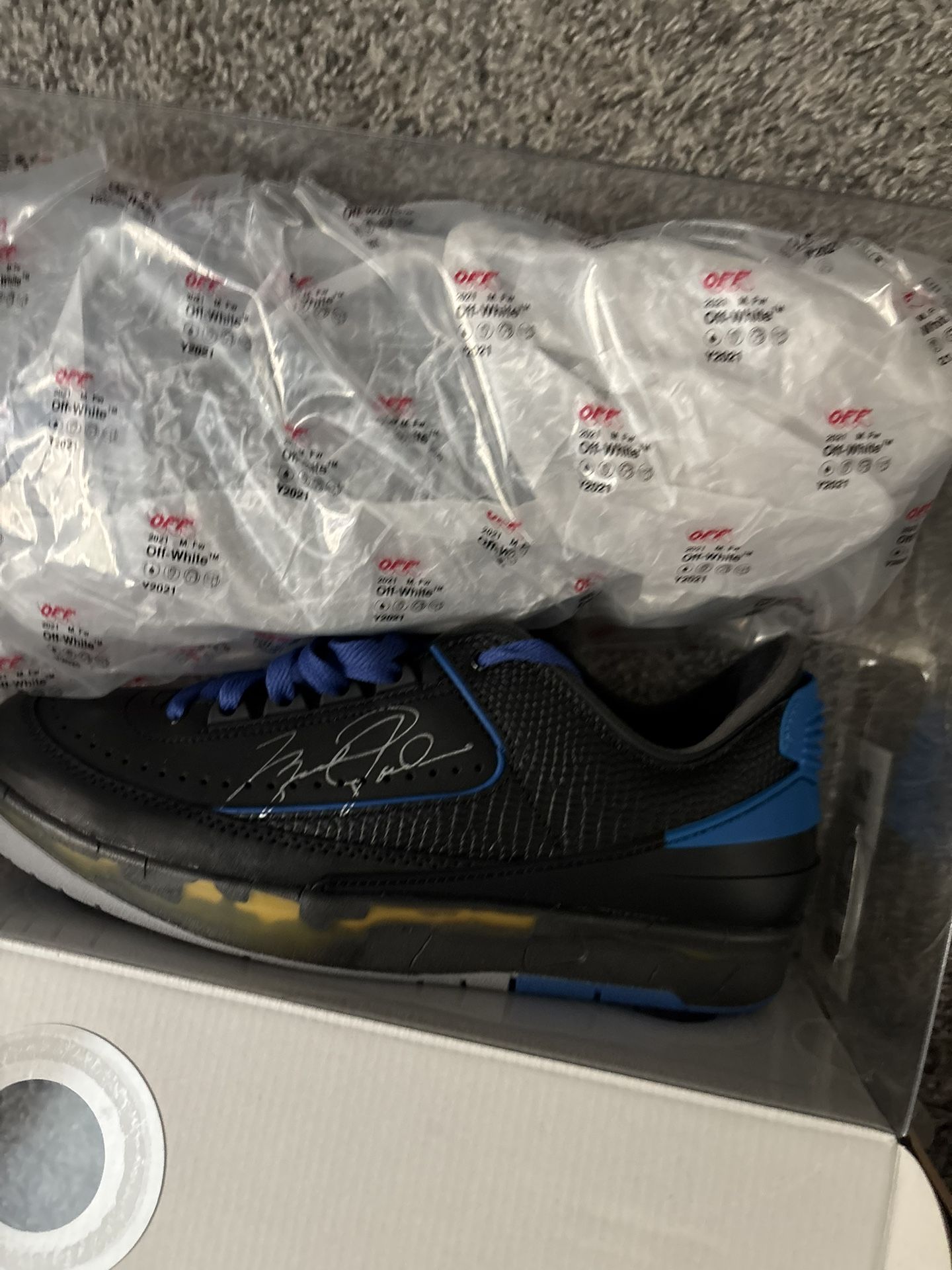 Off White Jordan 2 Size 9.5
