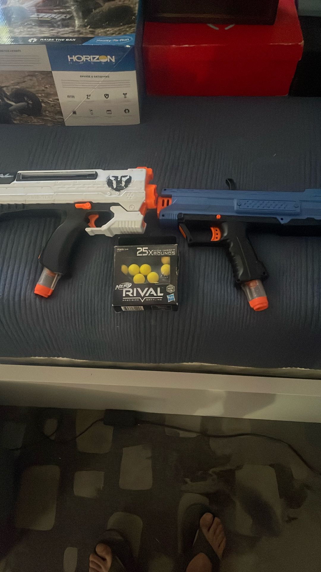 Nerf Rival Guns With Extra Rounds