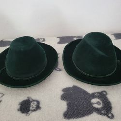 Bavarian Style Velour Hats