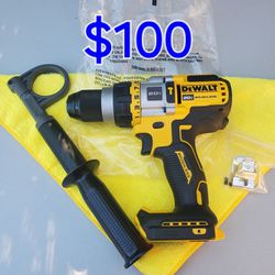 $100 New Dewalt 3-Speed Hammer Drill Flexvolt Advantage 20-Volt 